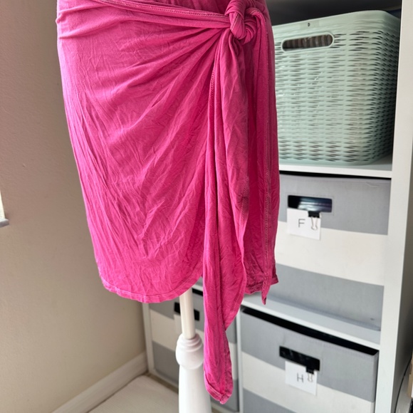 Shore Brand  |  Palermo Faux Wrap Dress Fandango Pink Size Medium NWT   SOLD OUT - Picture 7 of 15